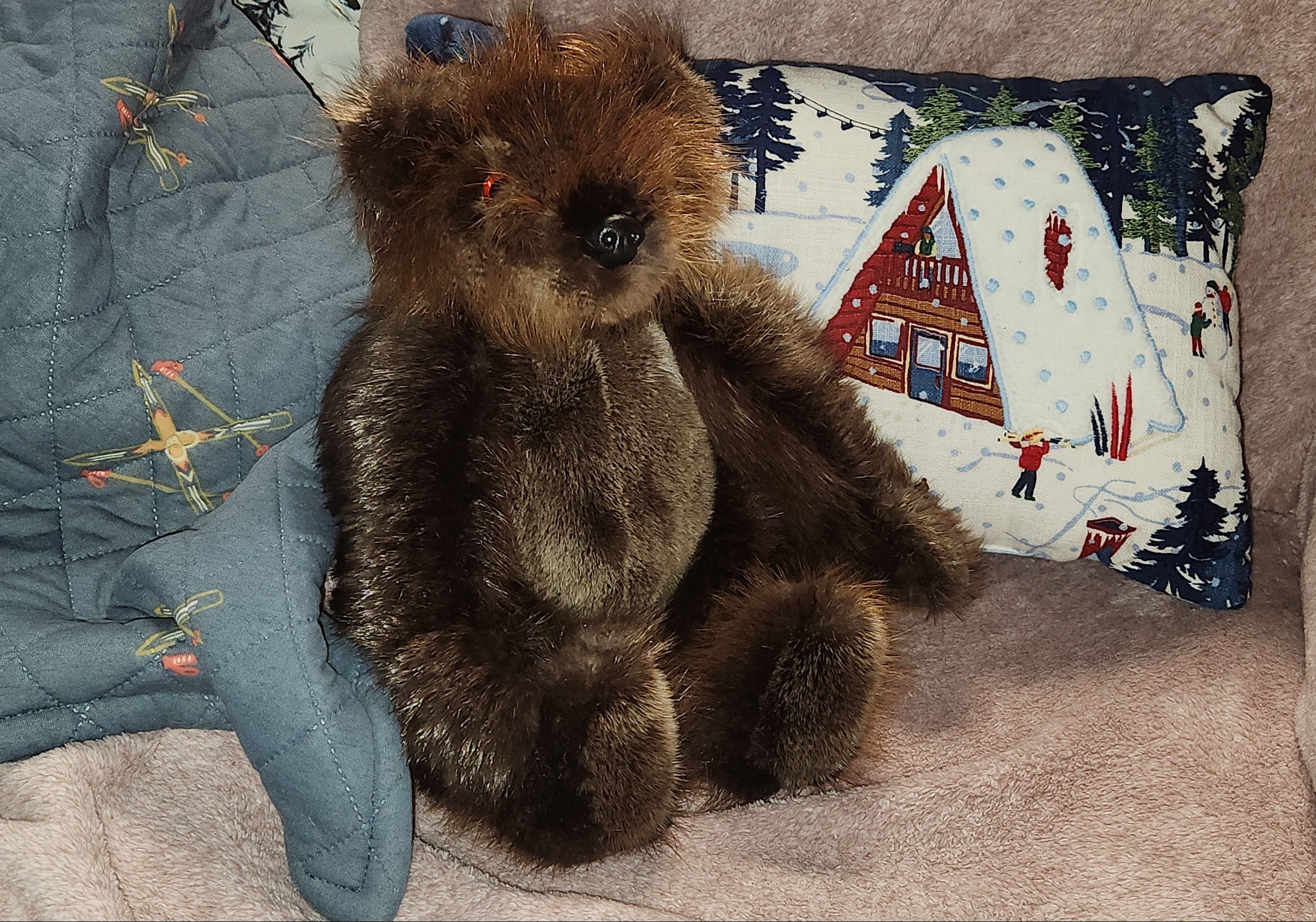 Beaver Fur Teddy Bear