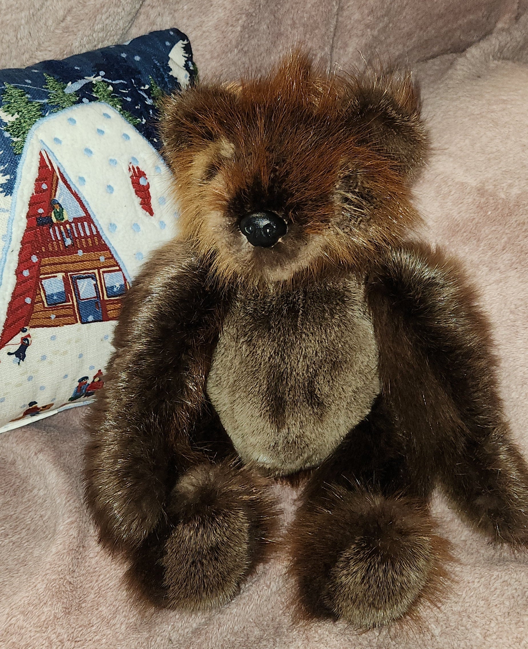 Beaver Fur Teddy Bear