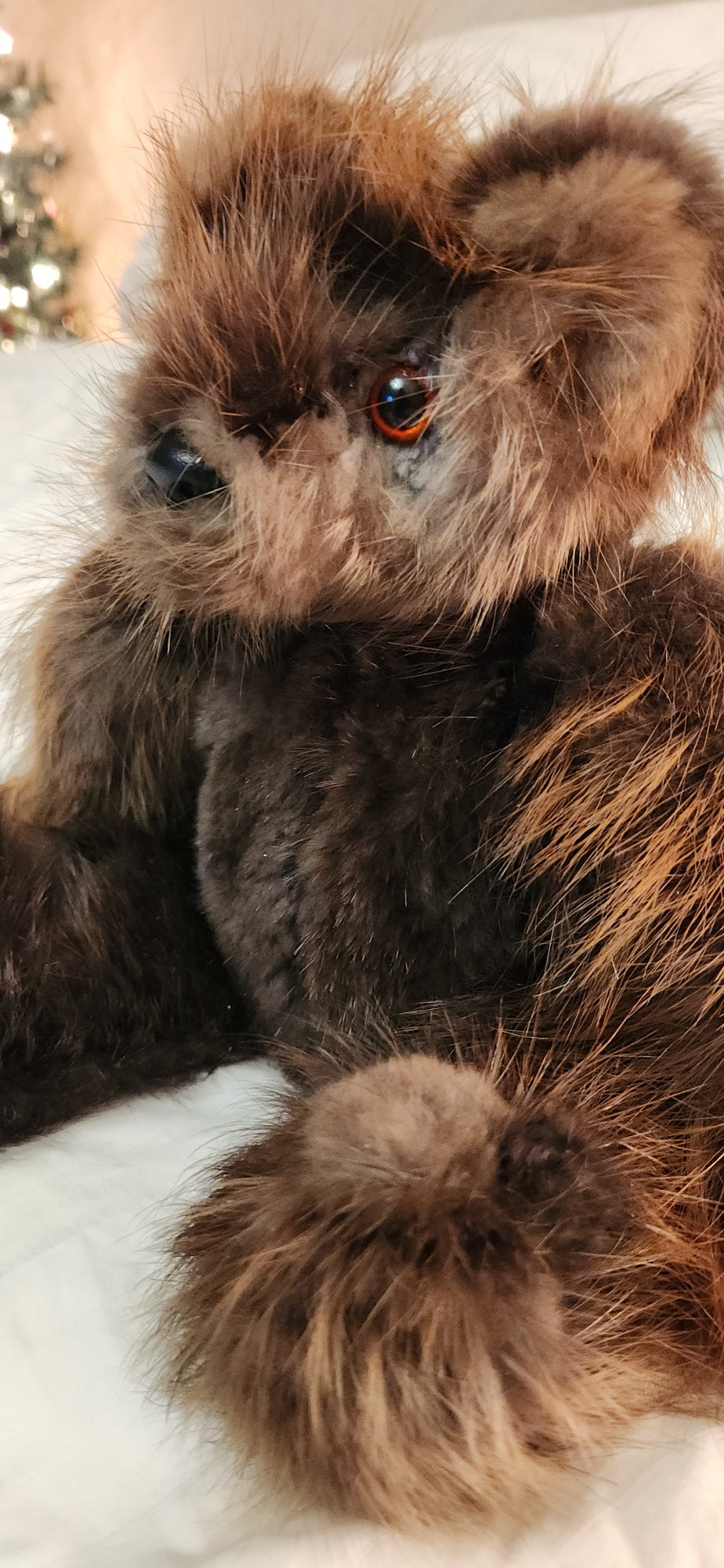 Beaver Fur Teddy Bear,  7 inch