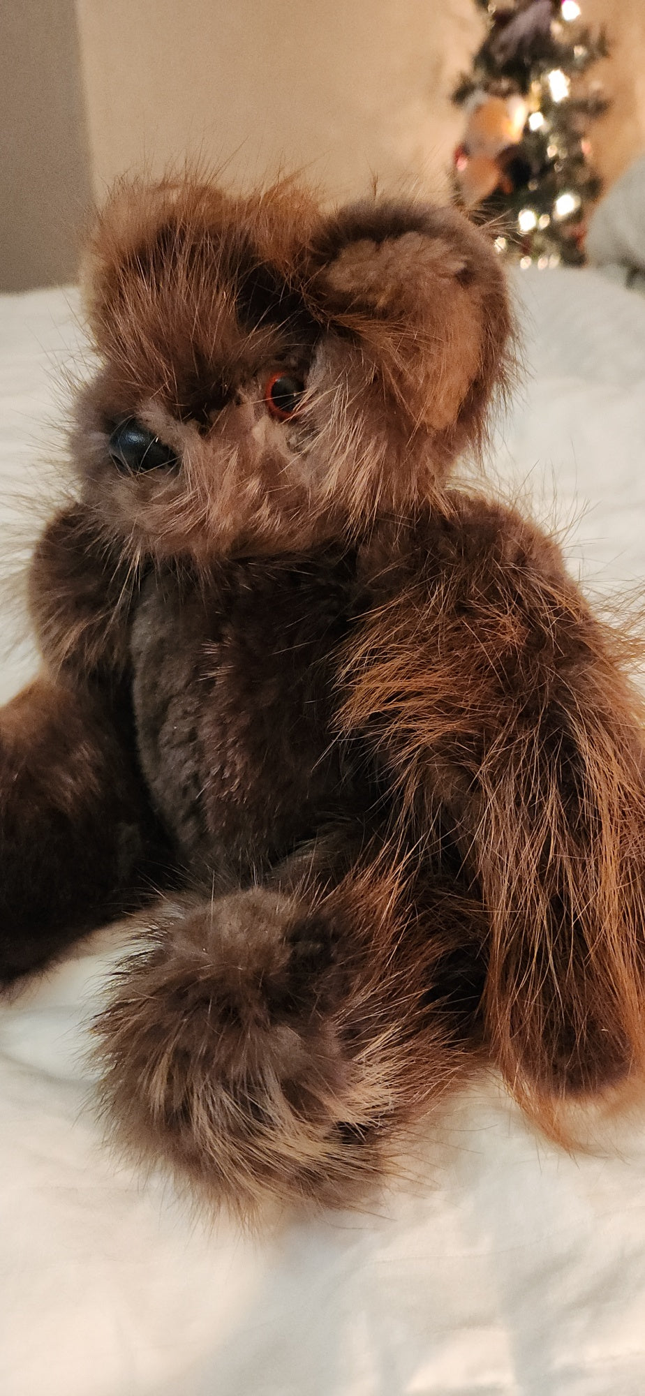 Beaver Fur Teddy Bear,  7 inch