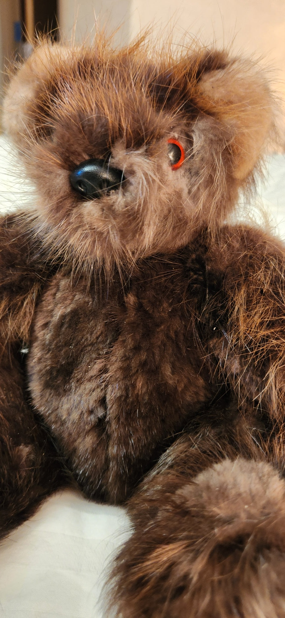 Beaver Fur Teddy Bear,  7 inch