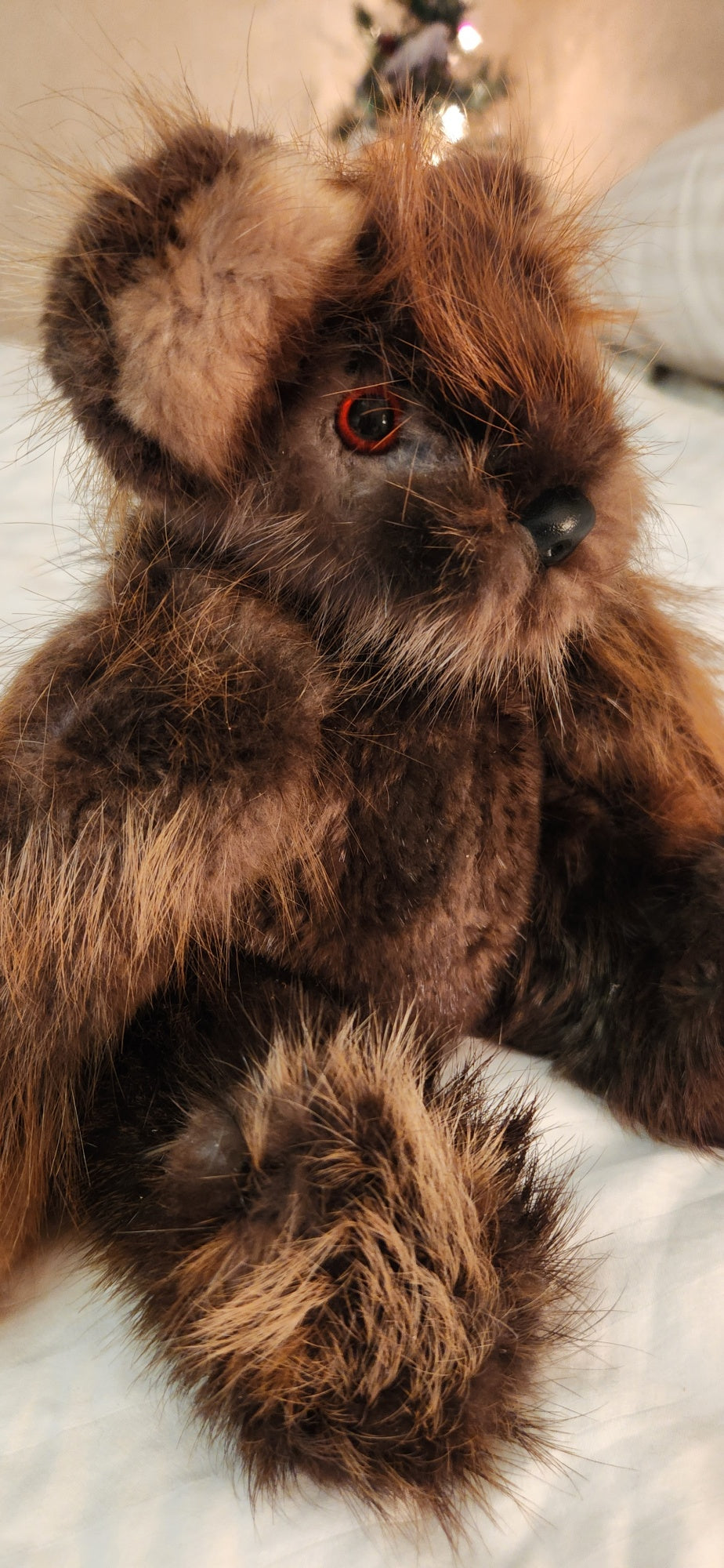 Beaver Fur Teddy Bear,  7 inch