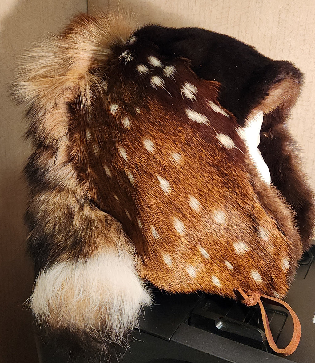 Large AXIS Deer Alaska Trapper's Hat