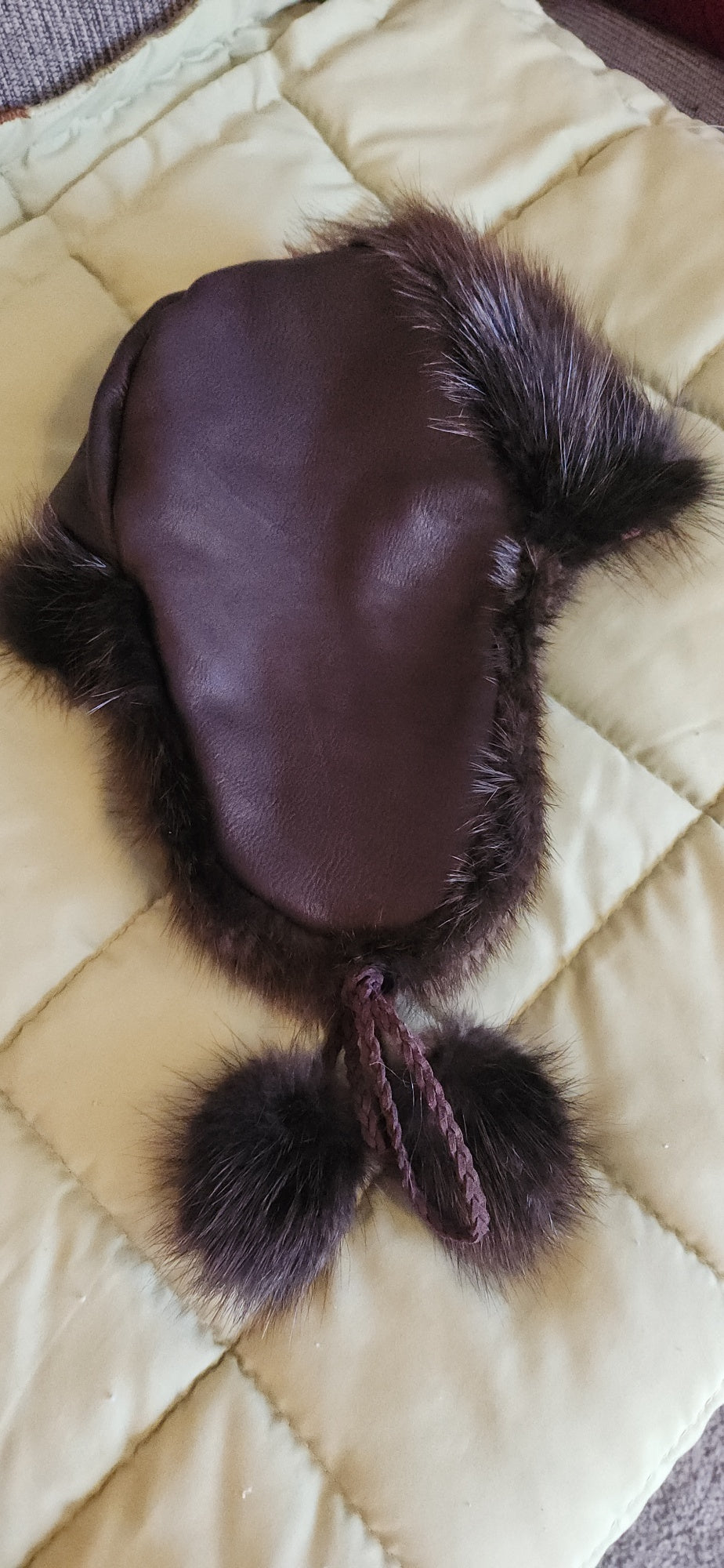 Beaver fur Alaska Trapper's Hat