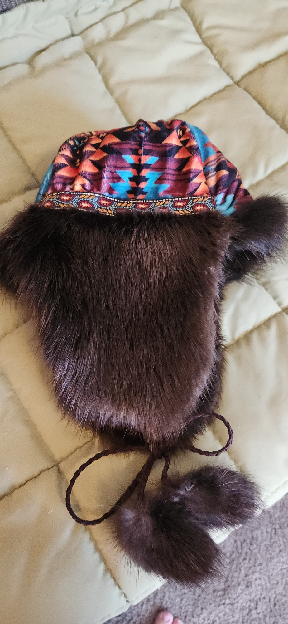Beaver fur Alaska Trapper's Hat